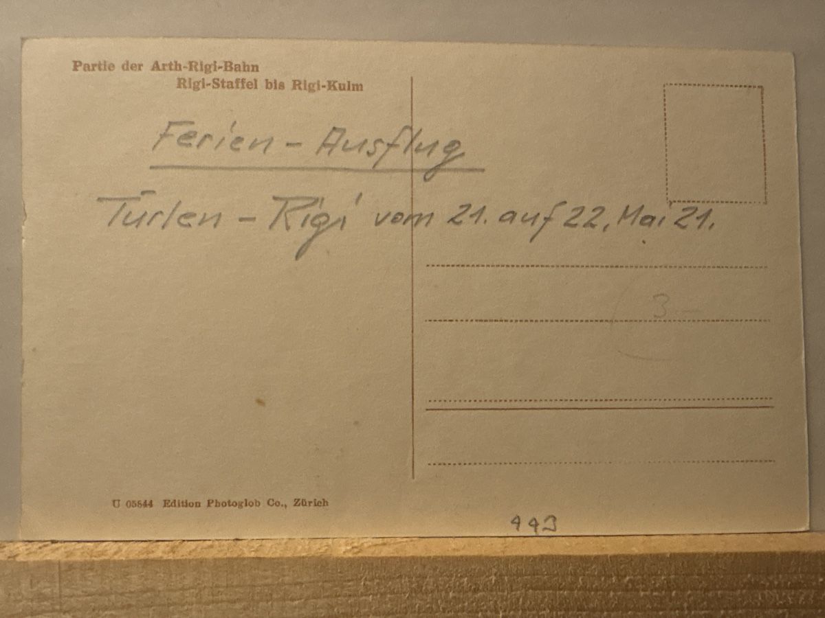 Cartoline postali: AK von Arth Rigi Bahn – Usato da Rümlang venduto da Brieftaube1 1