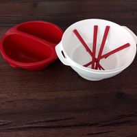 Tupperware Schoko-Fondue-Set mit 4 Gabeln