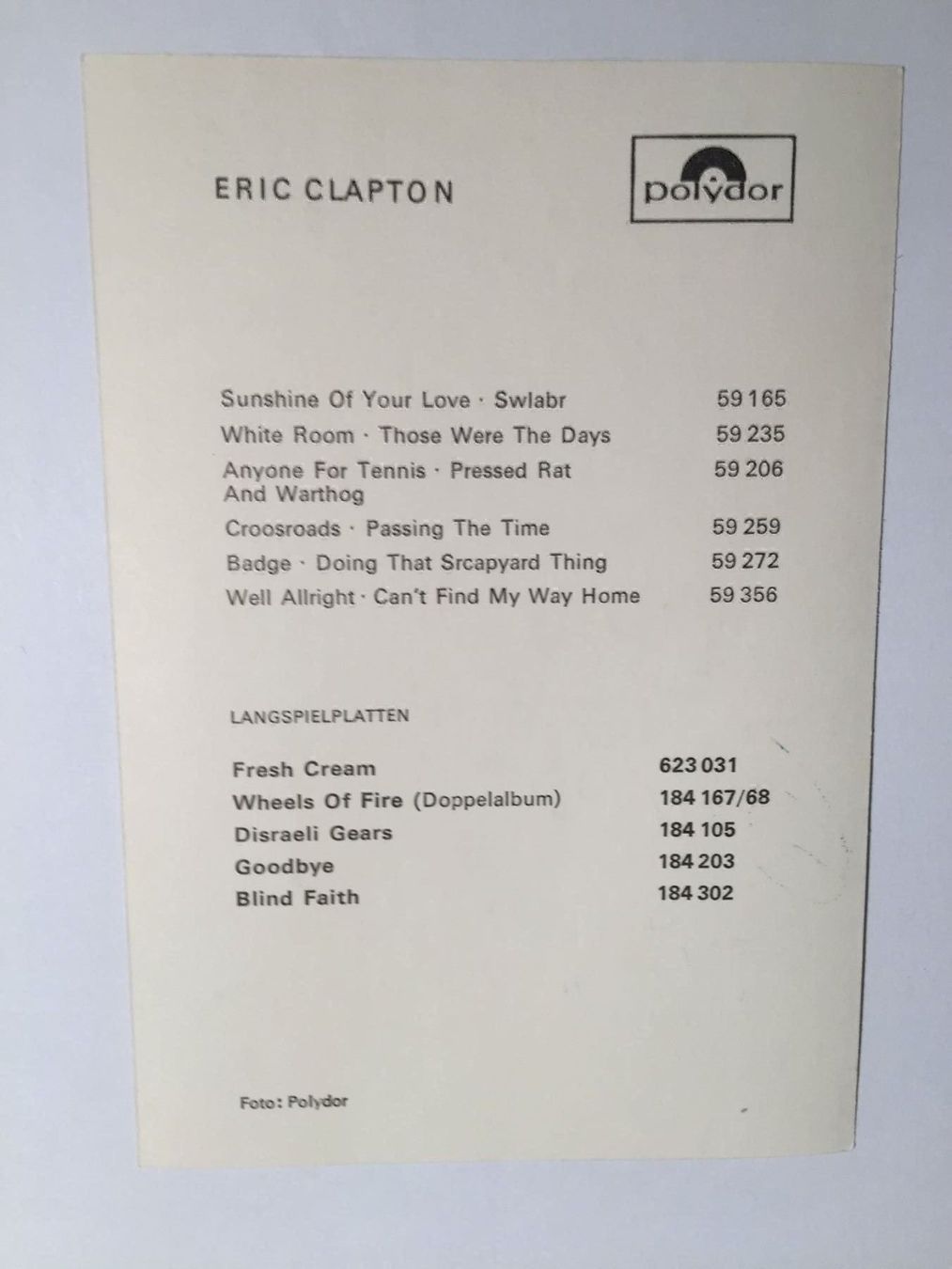 Schallplatten: Eric Clapton – Neu (gemäss Beschreibung) aus Aarwangen von Jukebox3 1