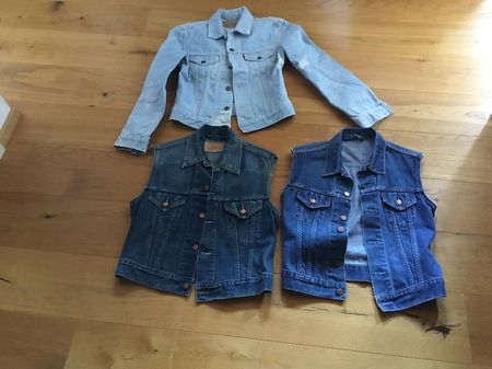 Levis Jeansjacke und 2 Jeans Westen Gr. M