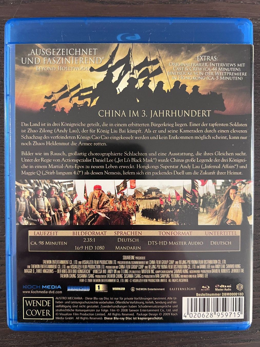 Tutti i DVDs: Three Kingdoms – Usato da Zürich venduto da Blu-ray_ZH 1