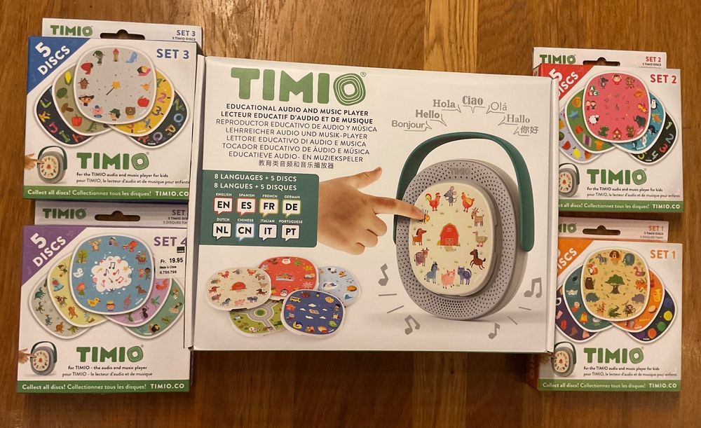 Neuer TIMIO Audio Player, 8 Sprachen, 5 Discs, ab 3j. (Neu und ...