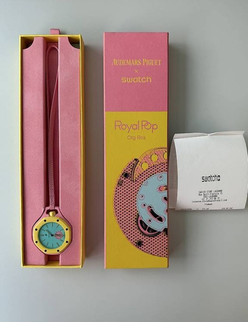 Swatch Orologi: Swatch x AP - Otg Roz – Nuovo e nell'imballaggio originale da Biel/Bienne venduto da mhb_cgf7