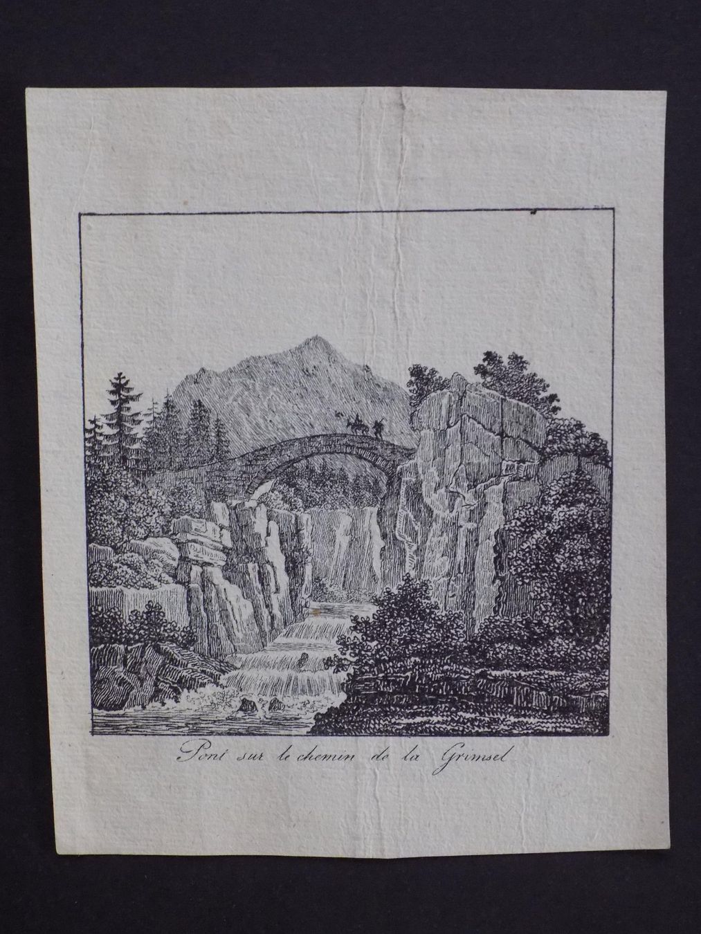Gravures: Grimselbrücke – D'occasion à Risch par Rischli15