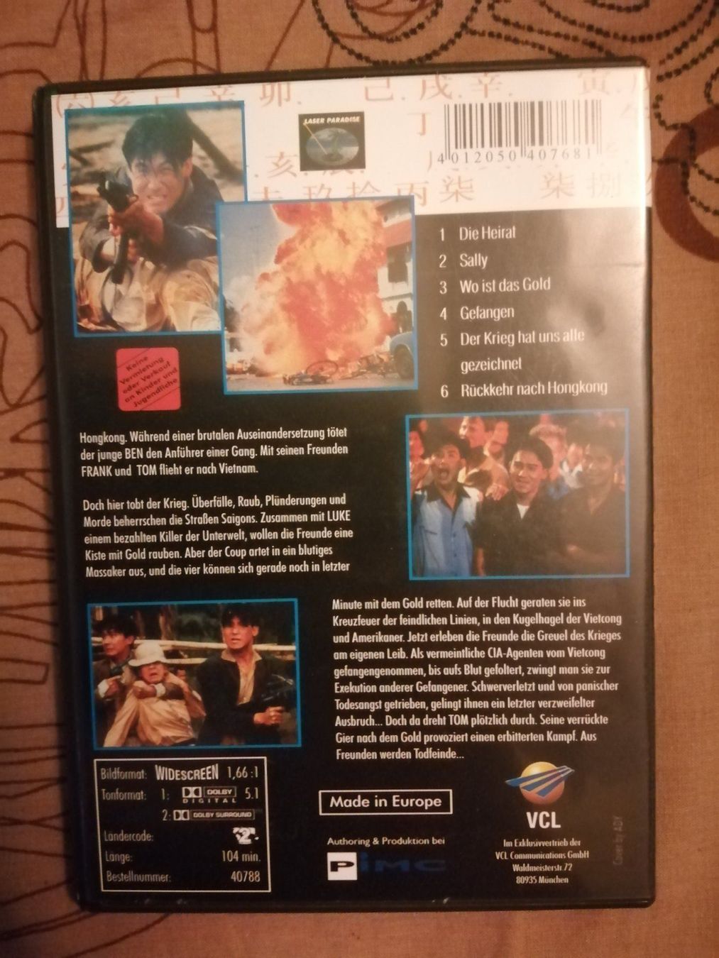 Tutti i DVDs: Bullet in the Head - UNCUT – Usato da Eschlikon TG venduto da Rare_Ware 1