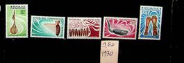 CENTRAFRIQUE TIMBRES NEUFS** 1970 COTE 9.50 EUROS /U535