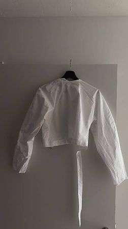Blouse mit Rückenausschnitt (S, Zara)