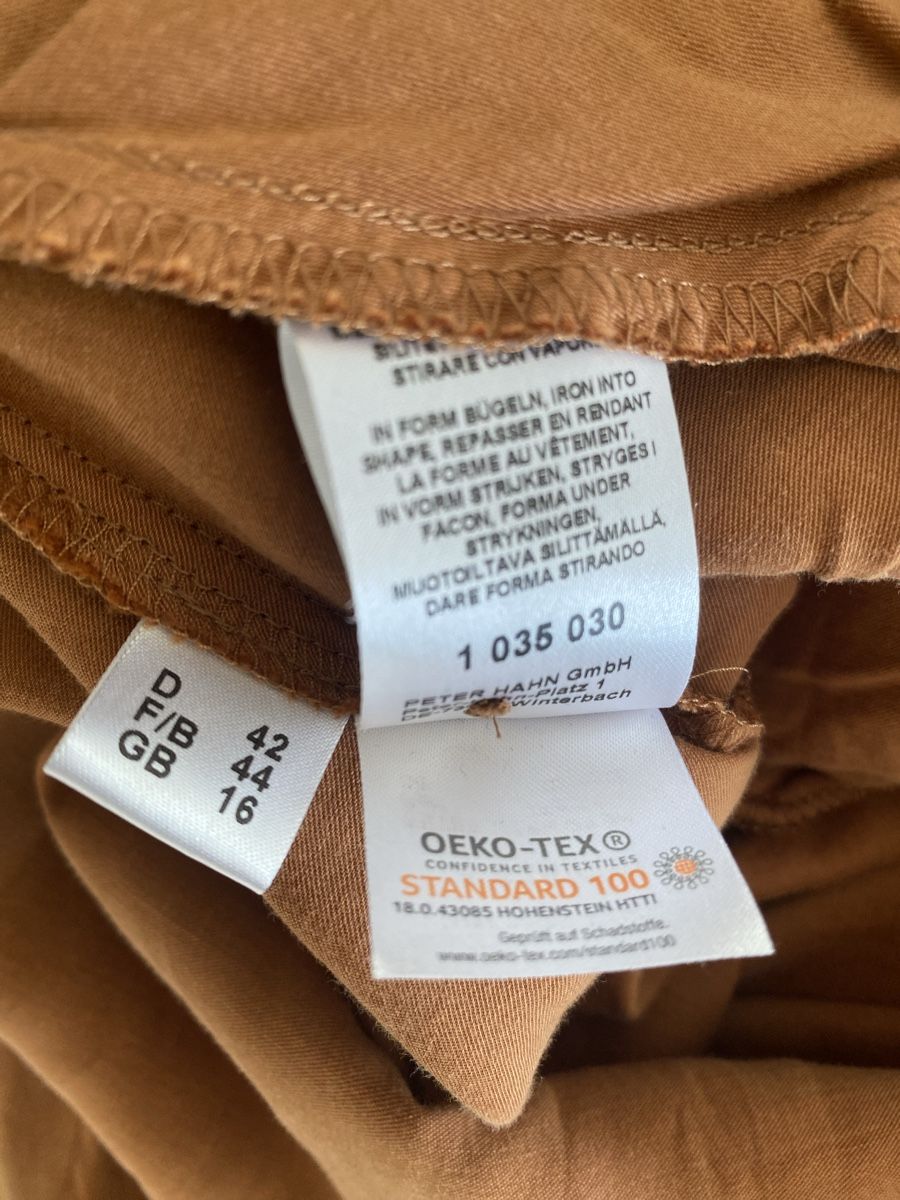 Peter Hahn Camicette: Peter Hahn Damenbluse / Hemdblusenkleid Gr. 42 – Usato da Jona venduto da Flamingoo 3