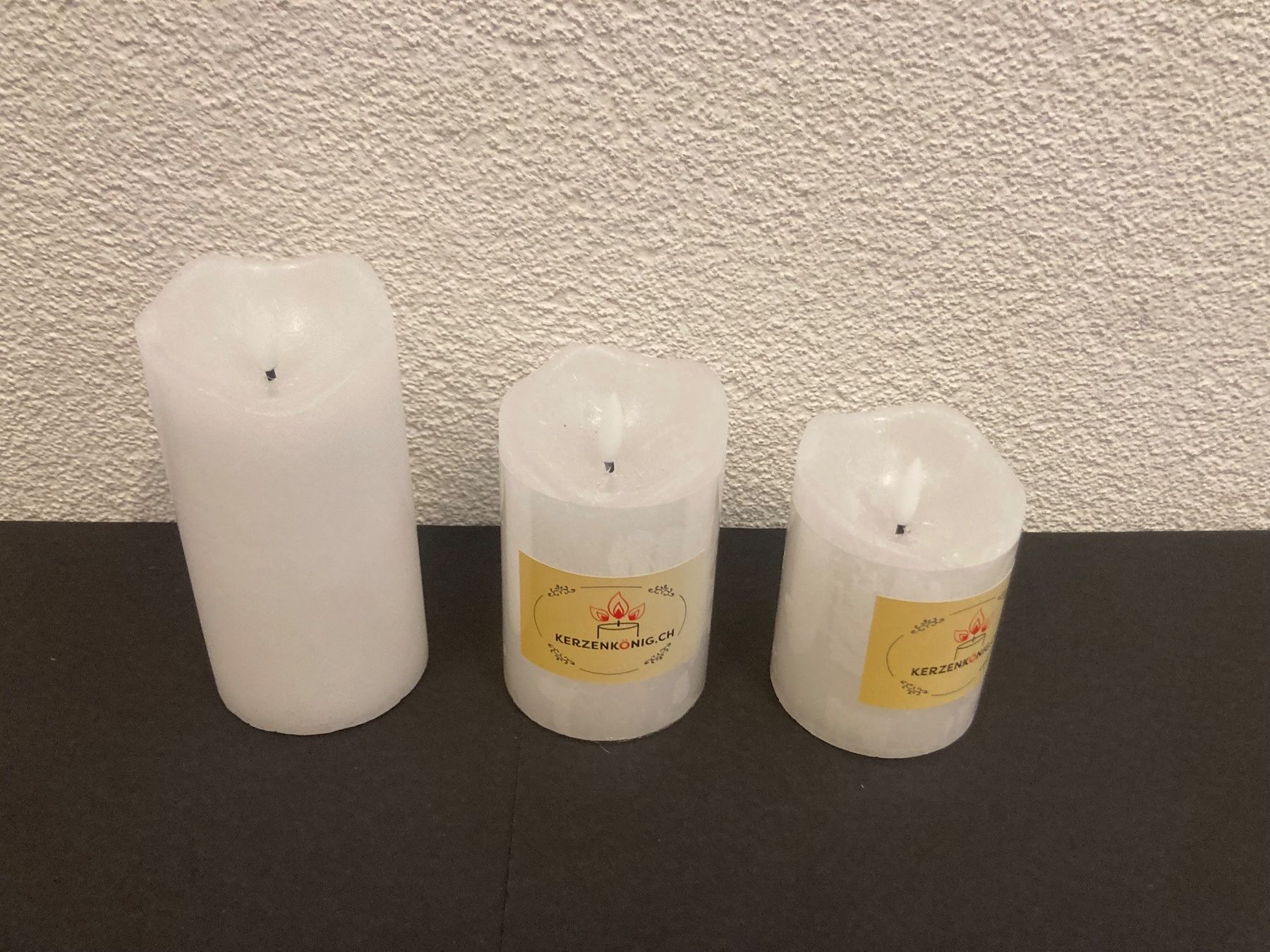 Candele: LED Echtwachs-Kerzen-Set, 3 Stück, mit  Timerfunktion, weiss – Nuovo e nell'imballaggio originale da Neuenhof venduto da jorogo 1