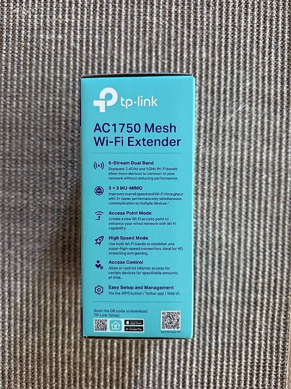 TP-Link Wlan: TP-Link AC1750 Mesh Wi-Fi Extender RE450 NEU – Neu und originalverpackt aus Ennetbürgen von Fifis-Fundgrube 1