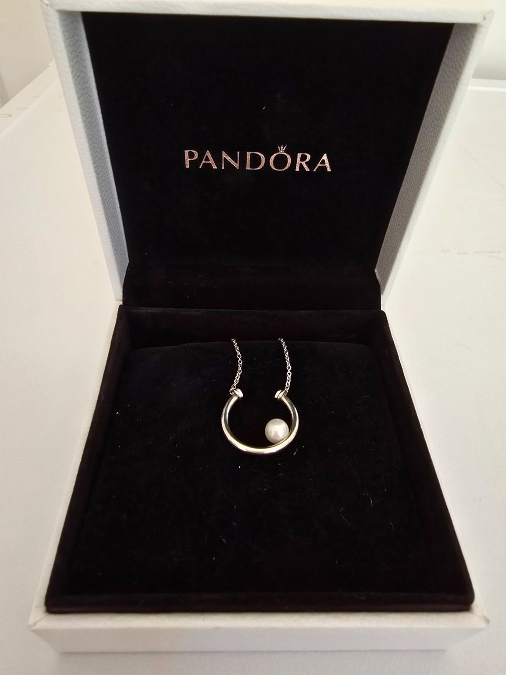 Pandora Catenine: Pandora Halskette mit Perle Silber – Nuovo e nell'imballaggio originale da Bergdietikon venduto da ewa1005 2