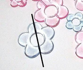 Bastelsets: Acrylblumen rosa und hellblau – Gebraucht aus Schlatt TG von mavo85 1