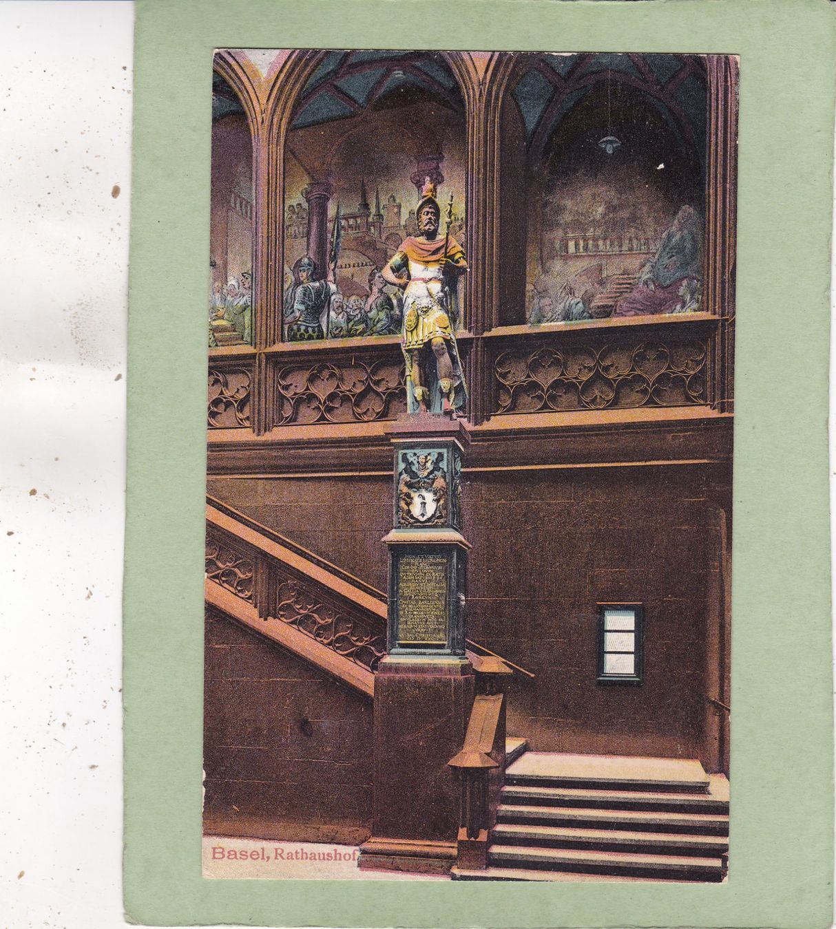 Cartoline postali: Basel Rathaushof – Usato da Herisau venduto da Lisegrat2008