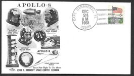 USA Sonderbrief Apollo 8 Mondumlaufbahn Cape Canaveral 1968