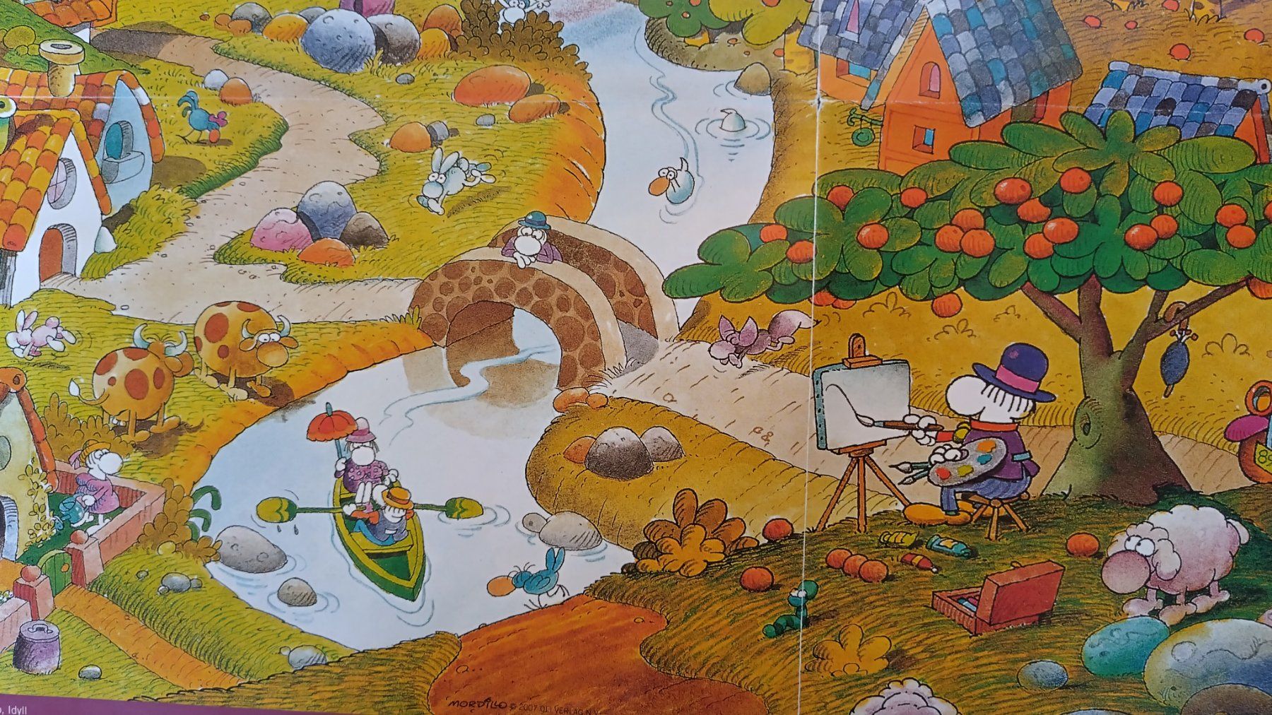 Puzzle: Mordillo Puzzle "Idyll" / 1000 Teile ab Fr. 20.- – Usato da Bellach venduto da JingleJerry 3