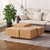 Couchtisch mit Schwebeeffekt NAYA - Eiche