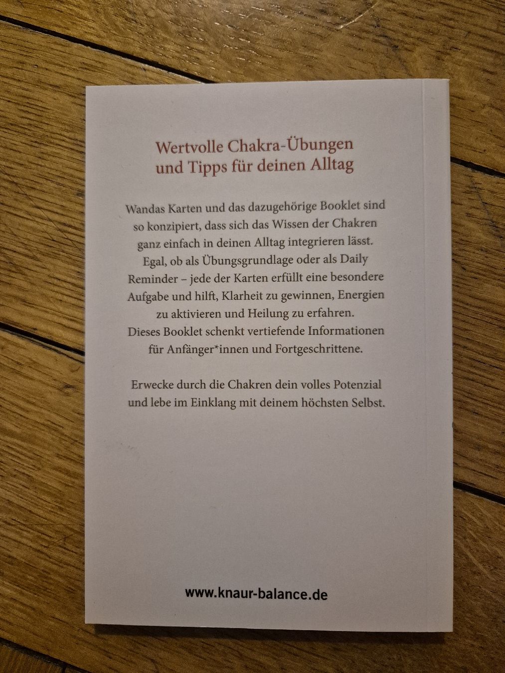 Karten: Chakra Yoga Box mit 79 Karten und Booklet – Neu (gemäss Beschreibung) aus Wangen an der Aare von chant.v 2