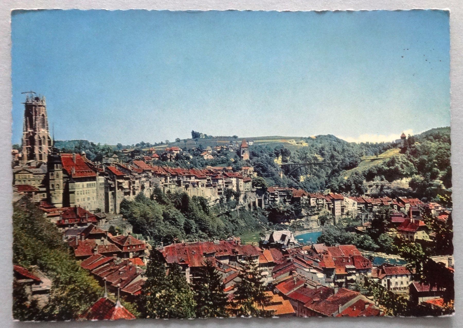 Cartoline postali: Fribourg – Usato da Fétigny venduto da Billy2miny