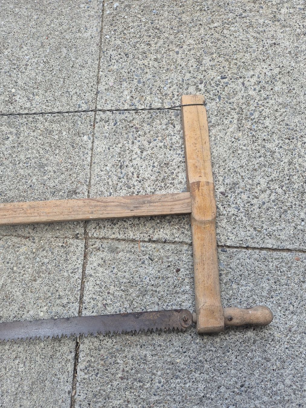 Alle Werkzeuge: antike Holzsäge – Gebraucht aus Villigen von mir_8jrr 1