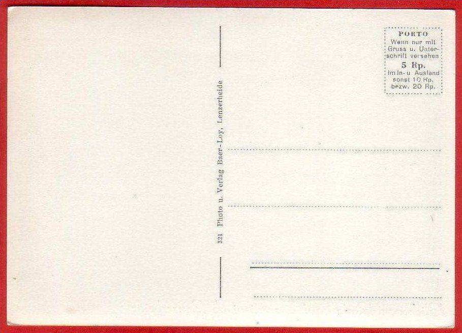 Cartoline postali: TGANTIENI OB LENZERHEIDE, GROSSFORMAT – Usato da Grüningen venduto da Kartenlaube 1