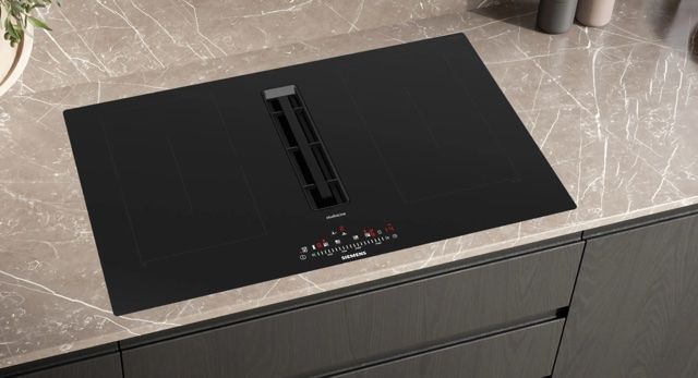 Cuisinières: Plaques de cuisson Siemens avec hotte intégrée – D'occasion à Genève par bla_lnh8