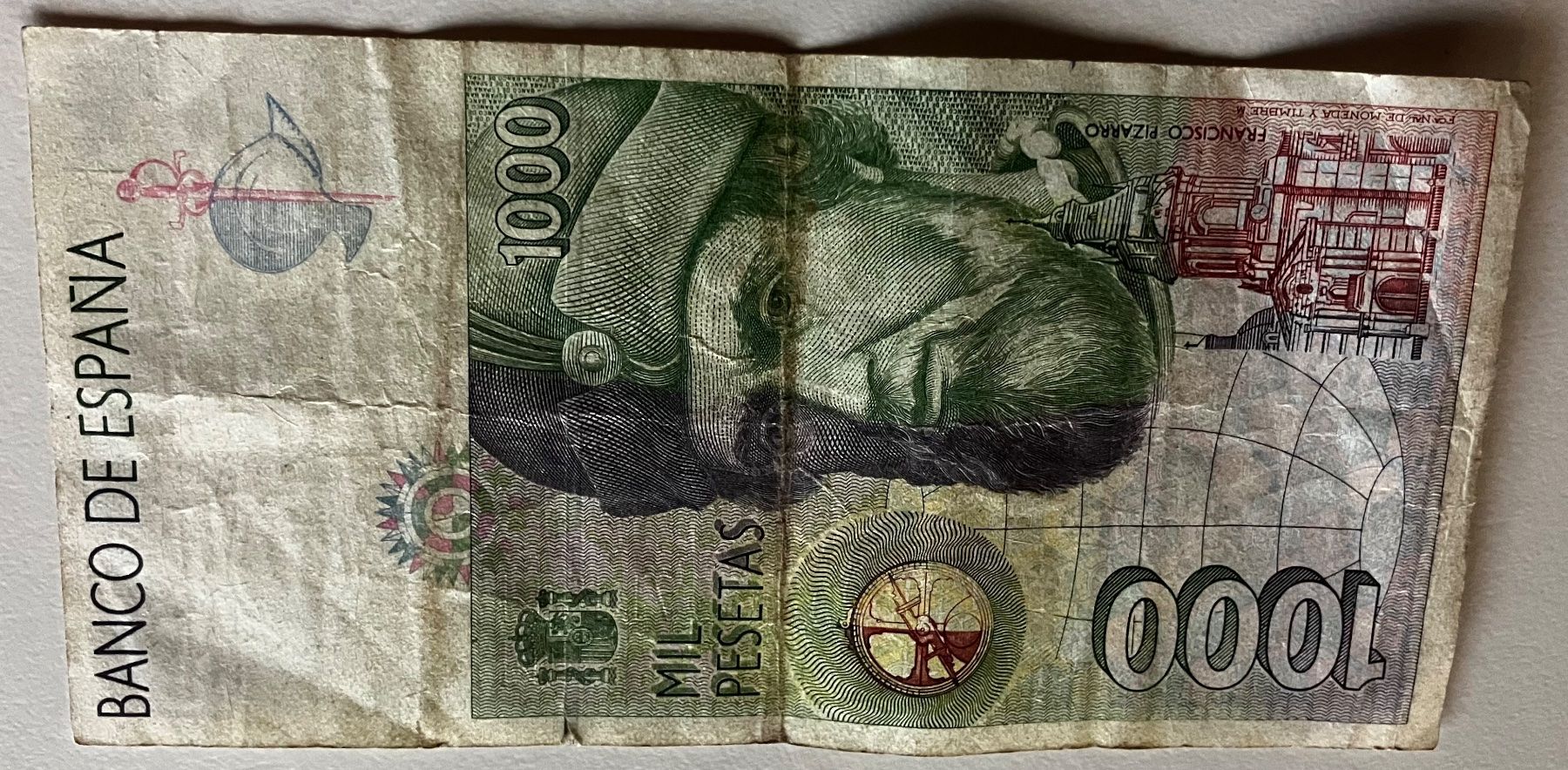 Banconote: Spanien 1000 Pesetas 1992 Serie K – Usato da Algetshausen venduto da Carrhard 1