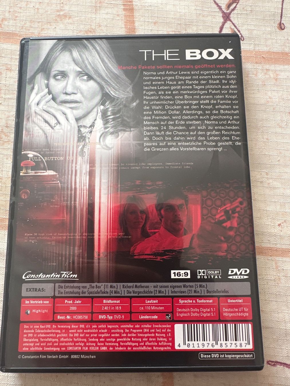 Tutti i DVDs: „The Box" – Usato da Schaffhausen venduto da D-MAC 1