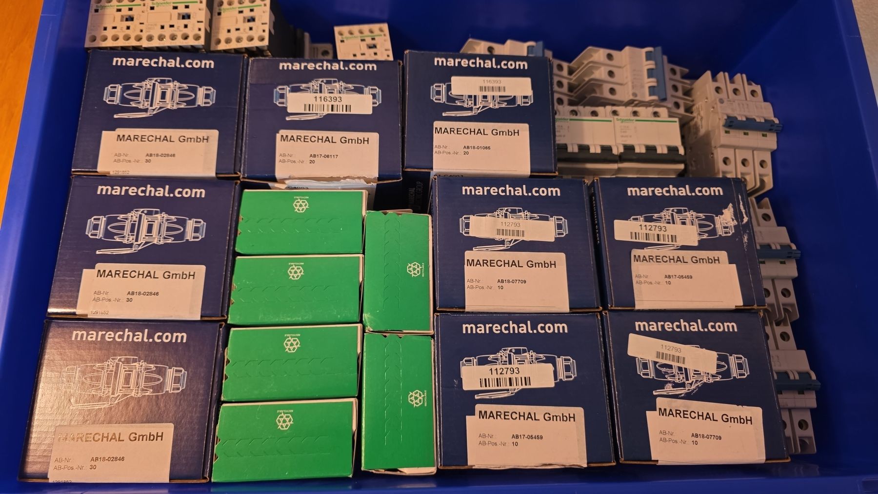Componenti elettronici: Marechal Stecker & Co. – Diverse Industriekomponenten – Nuovo (secondo la descrizione) da Bronschhofen venduto da Er-winV