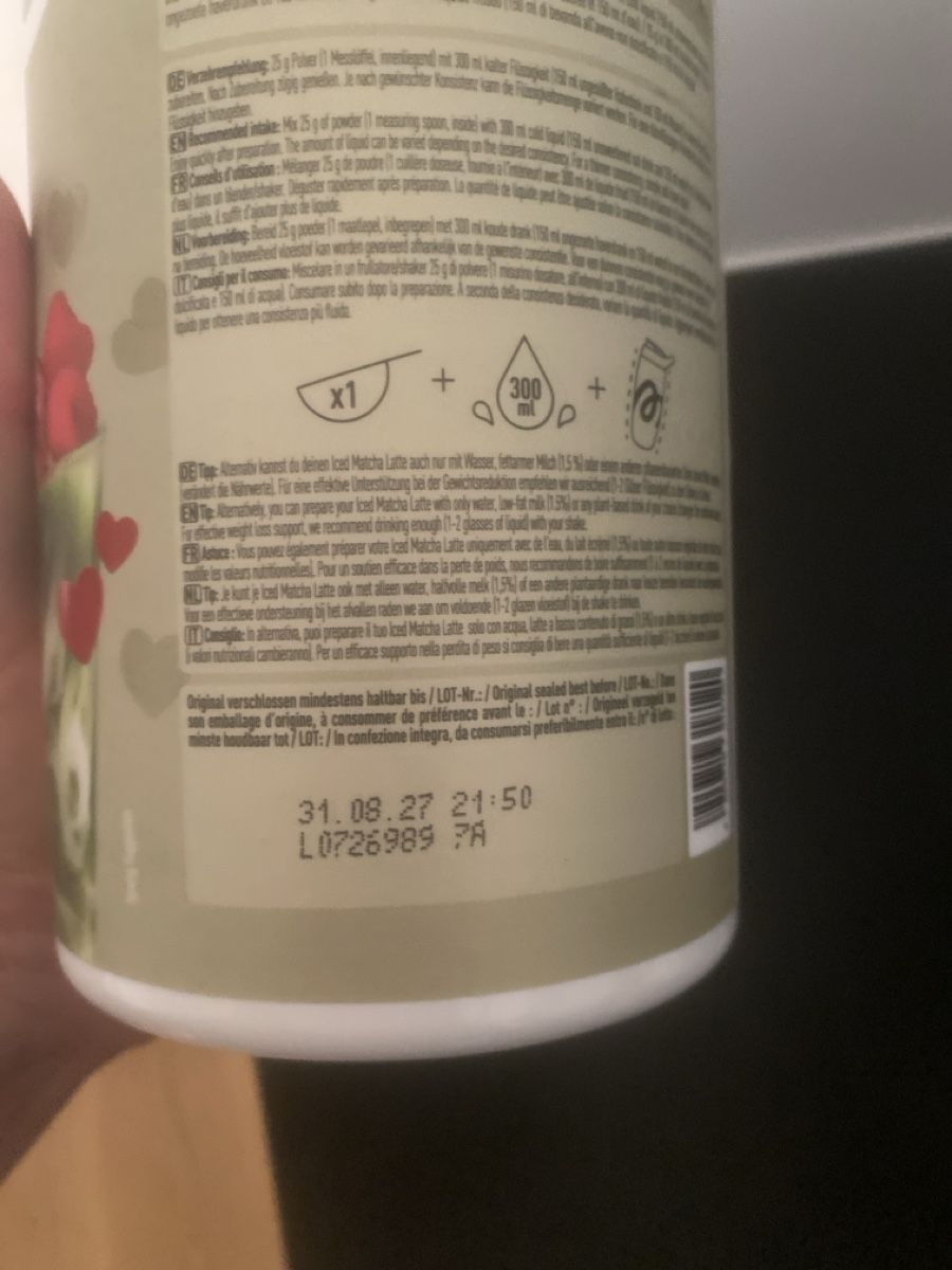 More Nutrition Cibi & Specialità: More Protein Iced Matcha Latte Raspberry Marshmallow – Usato da Basel venduto da yul81 1