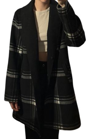 Gerry Weber Wintermantel, kariert, etwa grösse 36/38