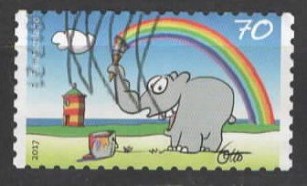 Tutti i francobolli: DEUTSCHLAND 2017 : OTTO ELEFANT    (34 – Usato da Ruggell venduto da Masescha