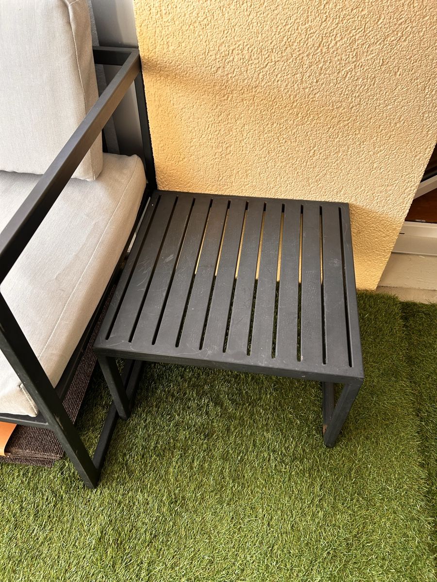 Tischset: Gartenmöbel Set 4-teilig Stahl/Stoff  – Gebraucht aus St. Gallen von Tina_tina9 5