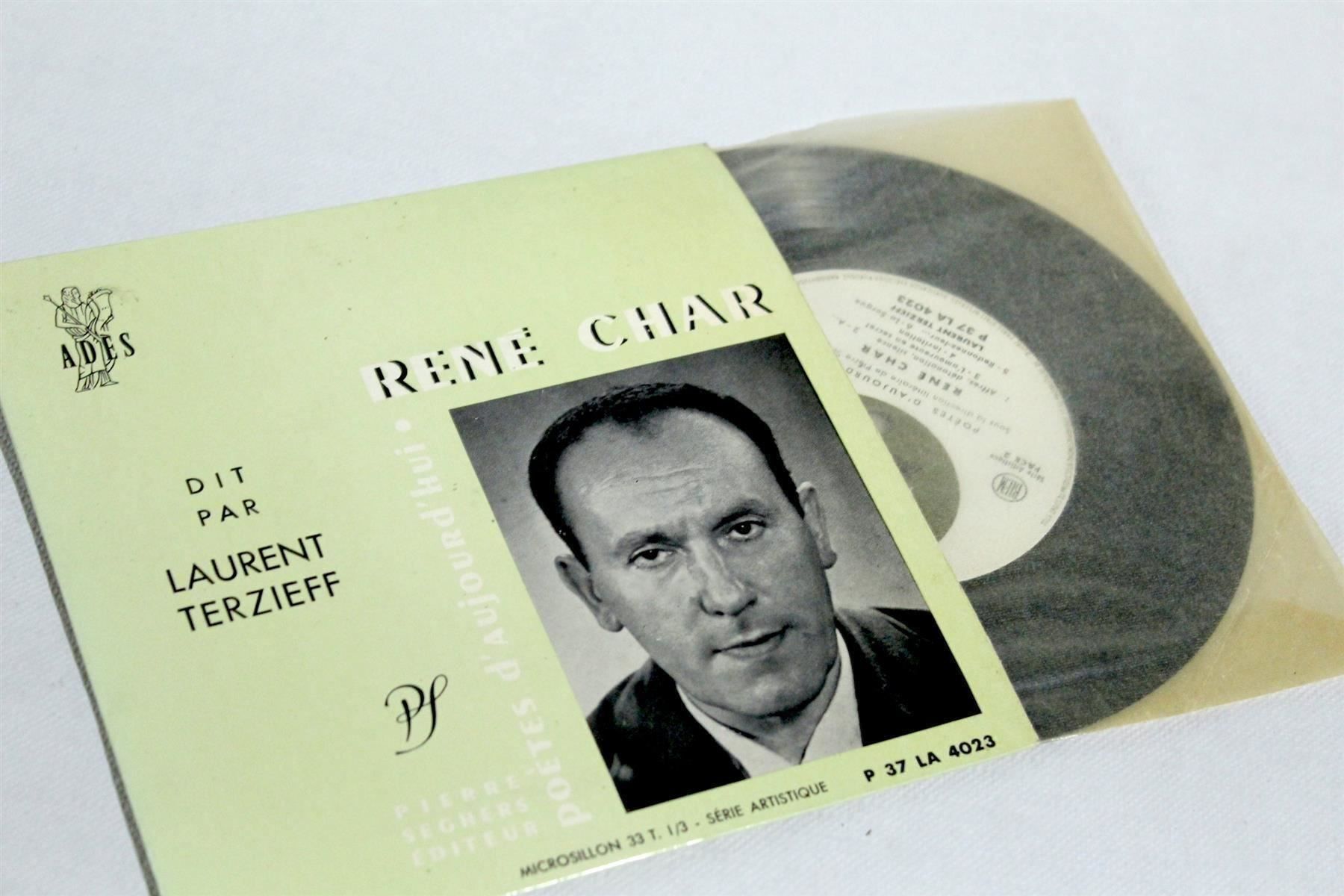 CD: RENE CHAR: Dit Par Laurent Terzieff – Usato da Bern venduto da vinyl-heaven 5