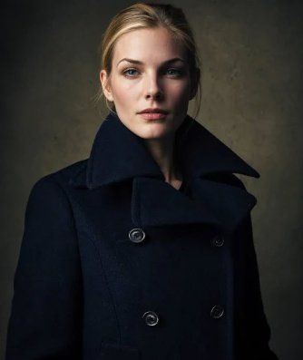 Cappotti: Stylish Double-breasted Pea Coat  | Chic Smart – Difettoso da Basel venduto da Harper.G 1