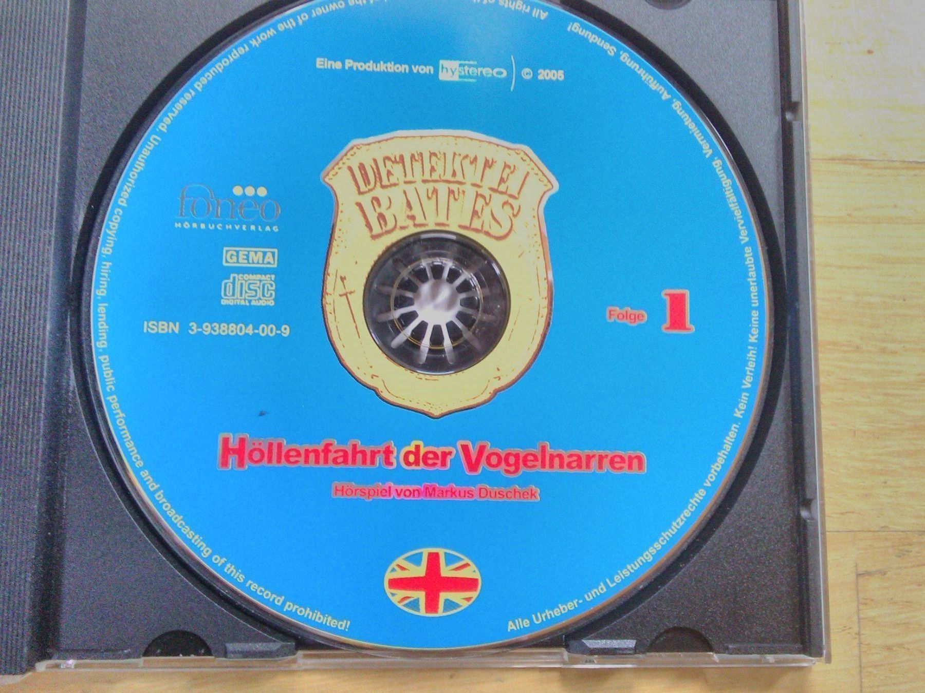 CD: Detektei Bates 1+2     (Markus Duschek) – Usato da St.Galllen venduto da elkaphone 4