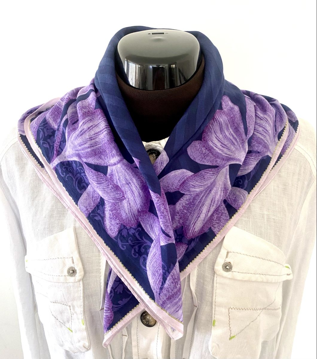 Lanvin Foulards, Tücher & Schals: LANVIN COLLECTION Halstuch aus Baumwolle – Gebraucht aus Jona von Flamingoo 3