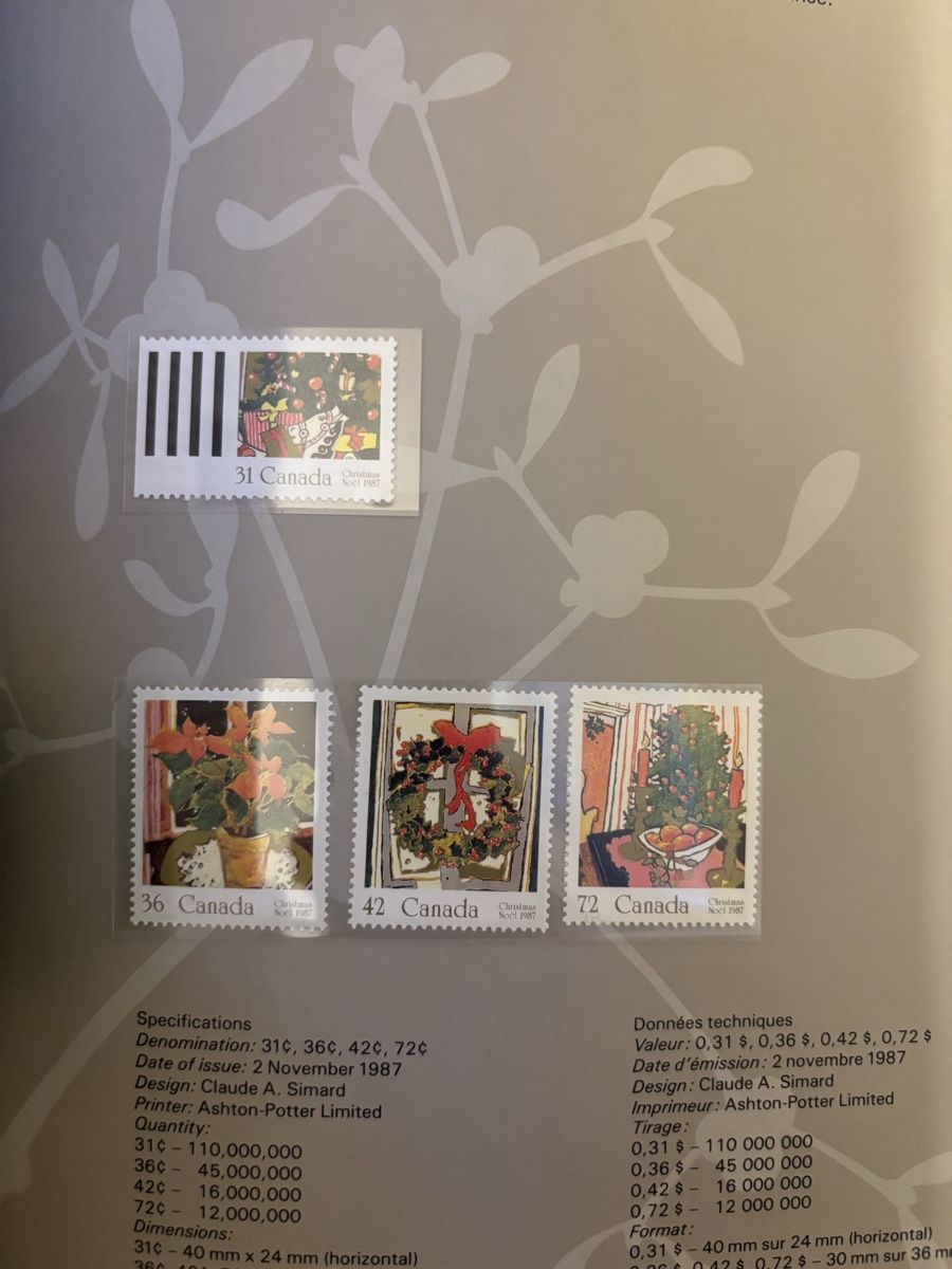 Tutti i francobolli: Canada Briefmarken Sammlung 1987  – Usato da Würenlos venduto da Ashley24 4