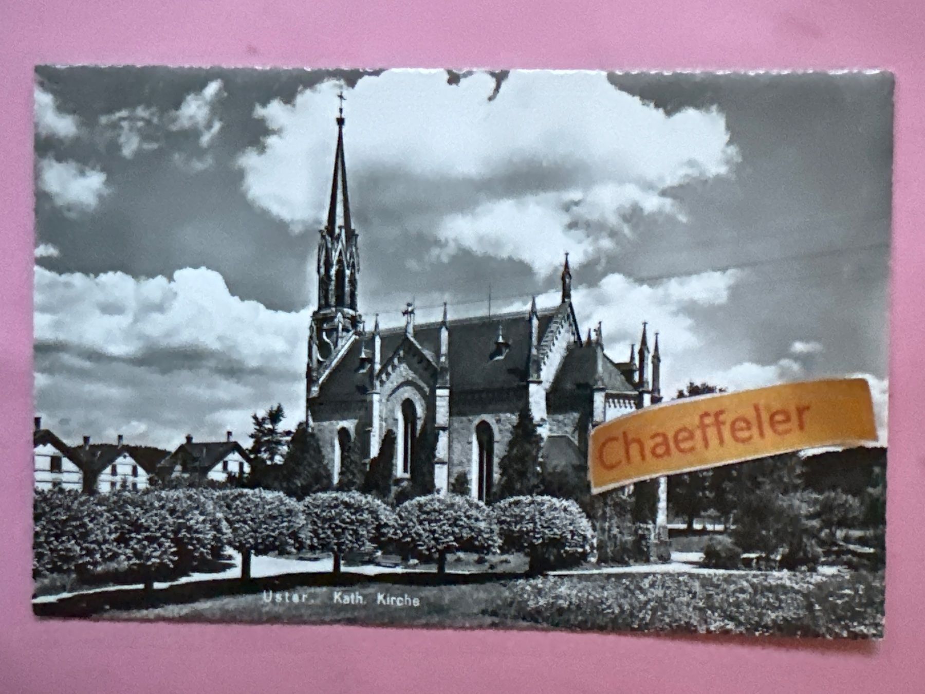 Cartes postales: Uster, Kath. Kirche – D'occasion à Zürich par Chaeffeler