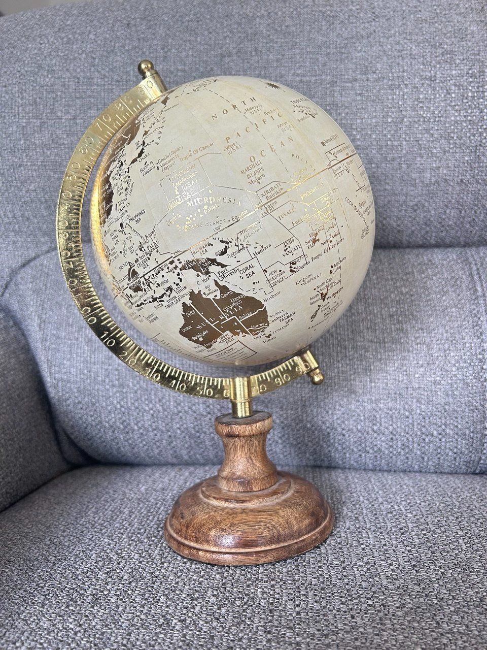 Altro in Decorazioni & Accessori: Mappamondo da tavolo vintage 26 cm – Usato da Giubiasco venduto da LorisVale 1
