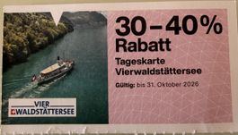Gutschein Tageskarte Vierwaldstättersee SGV Rabatt Migros