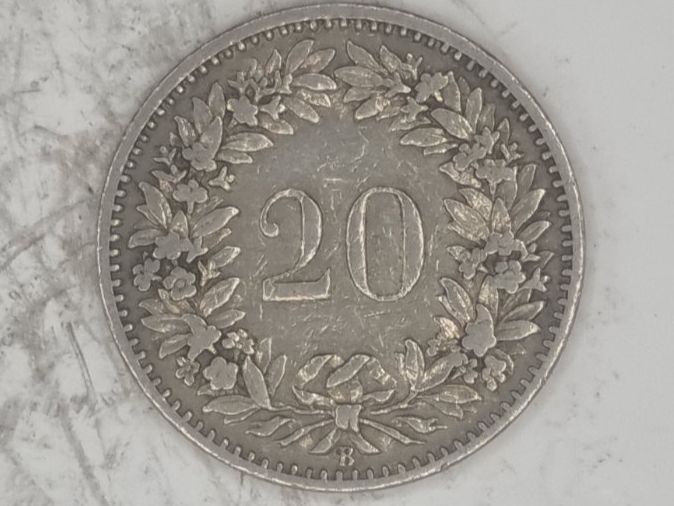 Alle Münzen: 20 rappen 1893 – Gebraucht aus Bure von chap981 1
