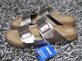 Birkenstock, Arizona, Gr. 41, gracefull taupe, NEU