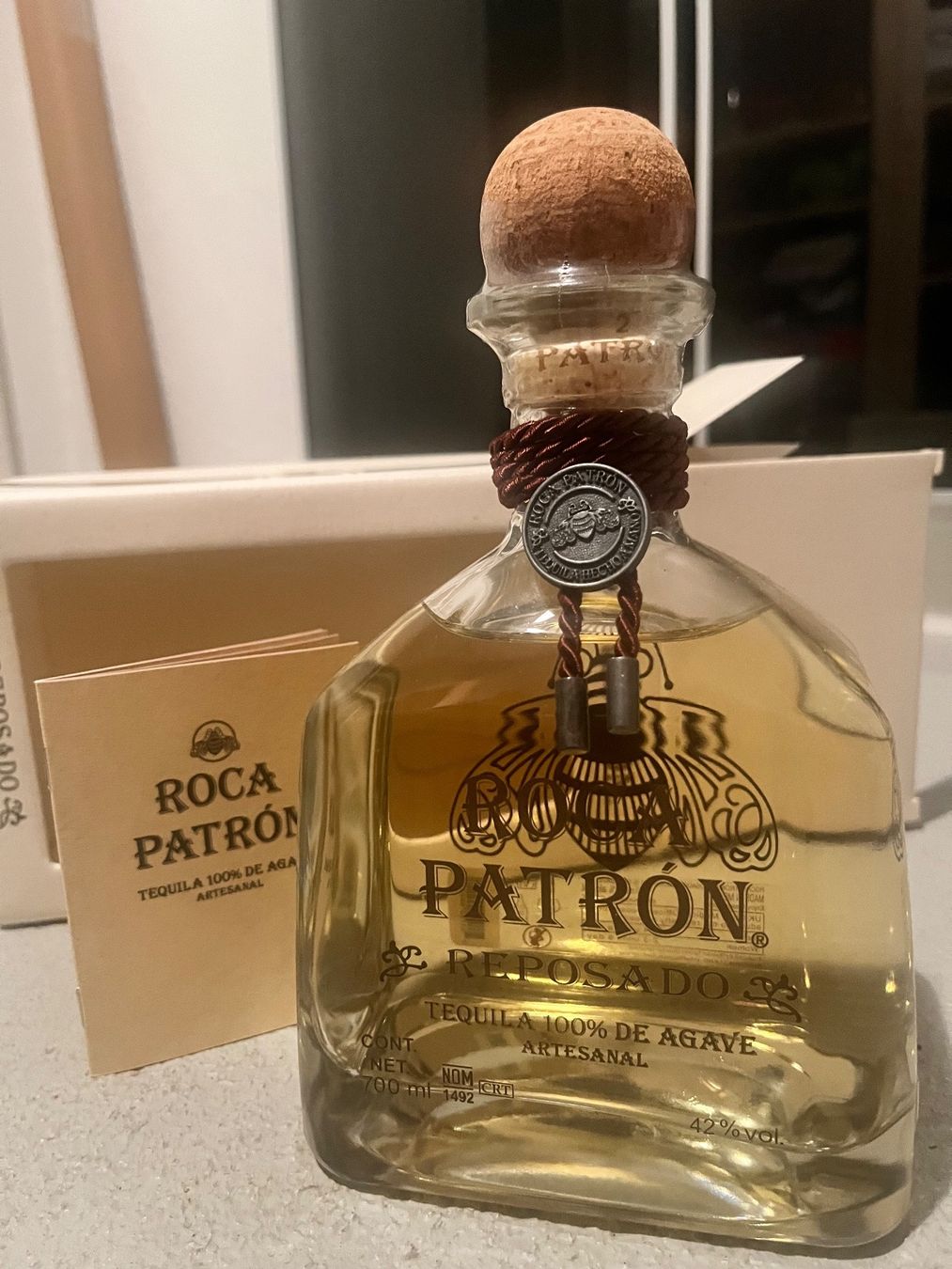 Spirituosen: Tequila Patrón Roca Reposado 700 ml – Neu und originalverpackt aus Wettingen von