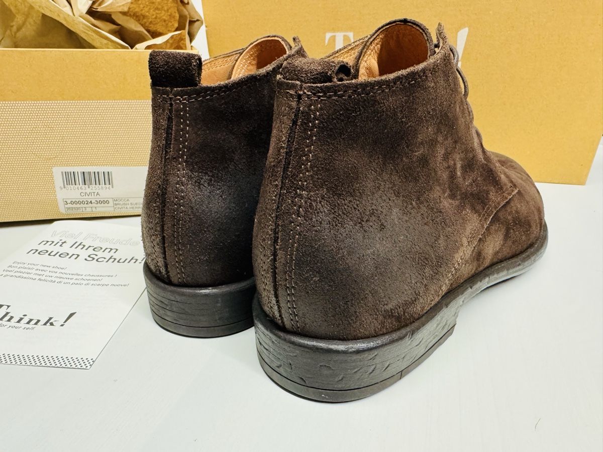 Think Scarpe da uomo: Bottines Think! daim marron automne pointure 41 – Nuovo e nell'imballaggio originale da Brügg BE venduto da Goob 5