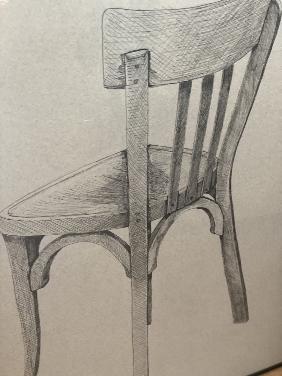 Dipinti: Dessin Encadré d'une Chaise – Nuovo (secondo la descrizione) da Biel/Bienne venduto da ana_2427 1