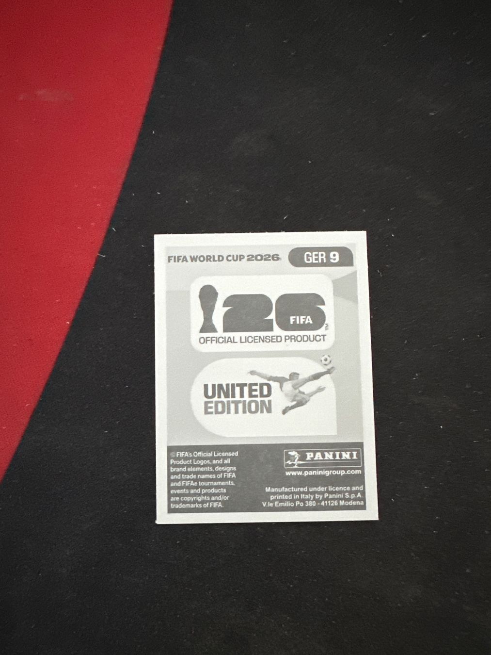 Panini Sammelbilder & Trading cards: Panini FIFA WM 2026 Sticker - GER 9 – Gebraucht aus Sulz AG von DealWerk 1