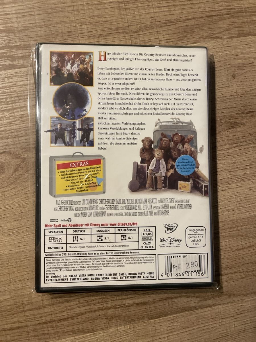 Tutti i DVDs: Country Bears (2002) DVD – Usato da Hagendorn venduto da masterchieff 1