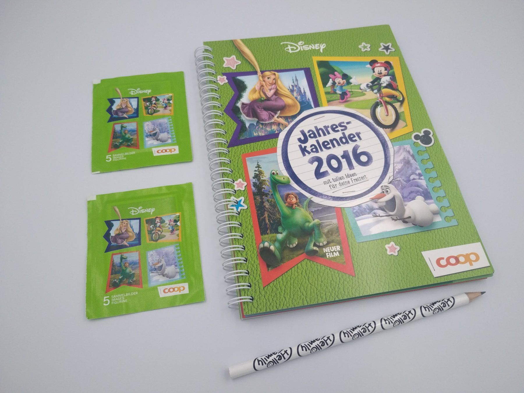 Coop Album: Coop Disney Jahreskalender 2016 – Nuovo e nell'imballaggio originale da Bäch SZ venduto da Swissy46