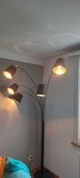 Schwarze Stehlampe mit 5 Lampen - Top Zustand!