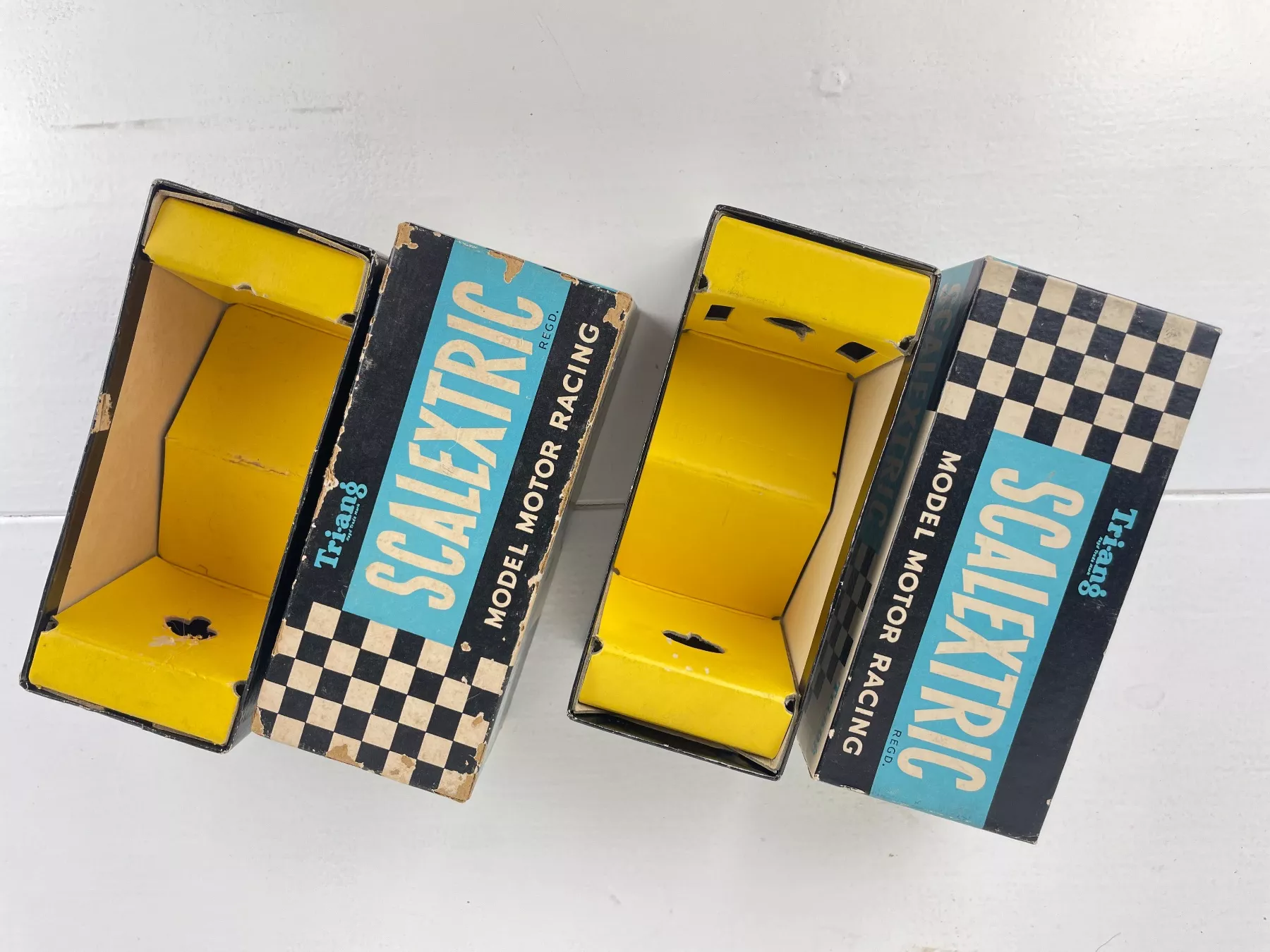 Piste: 2 Vintage Scalextric EMPTY boxes – Nuovo (secondo la descrizione) da Genthod venduto da lightyear63 2